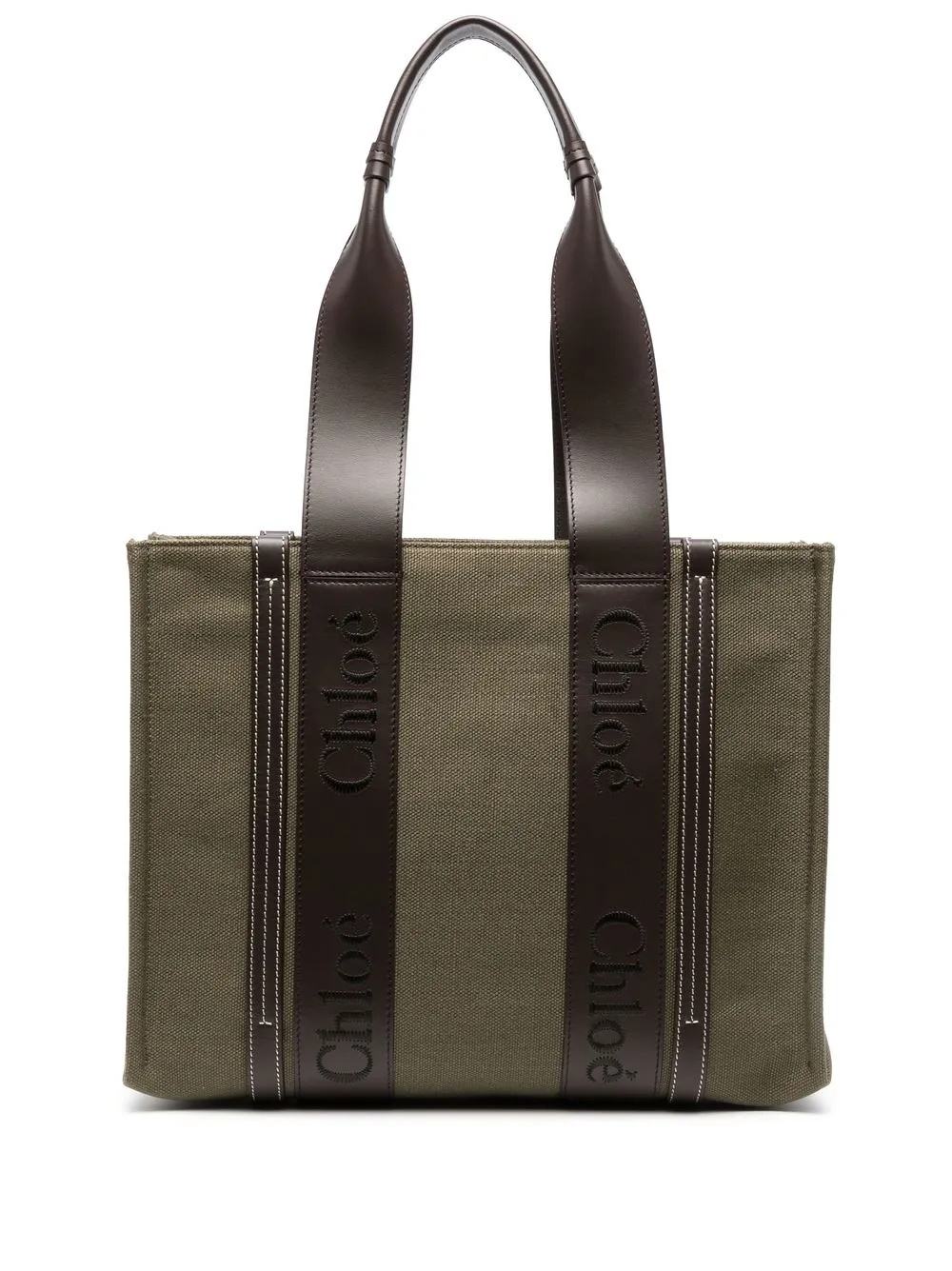 

Chloé Woody tote bag - Green