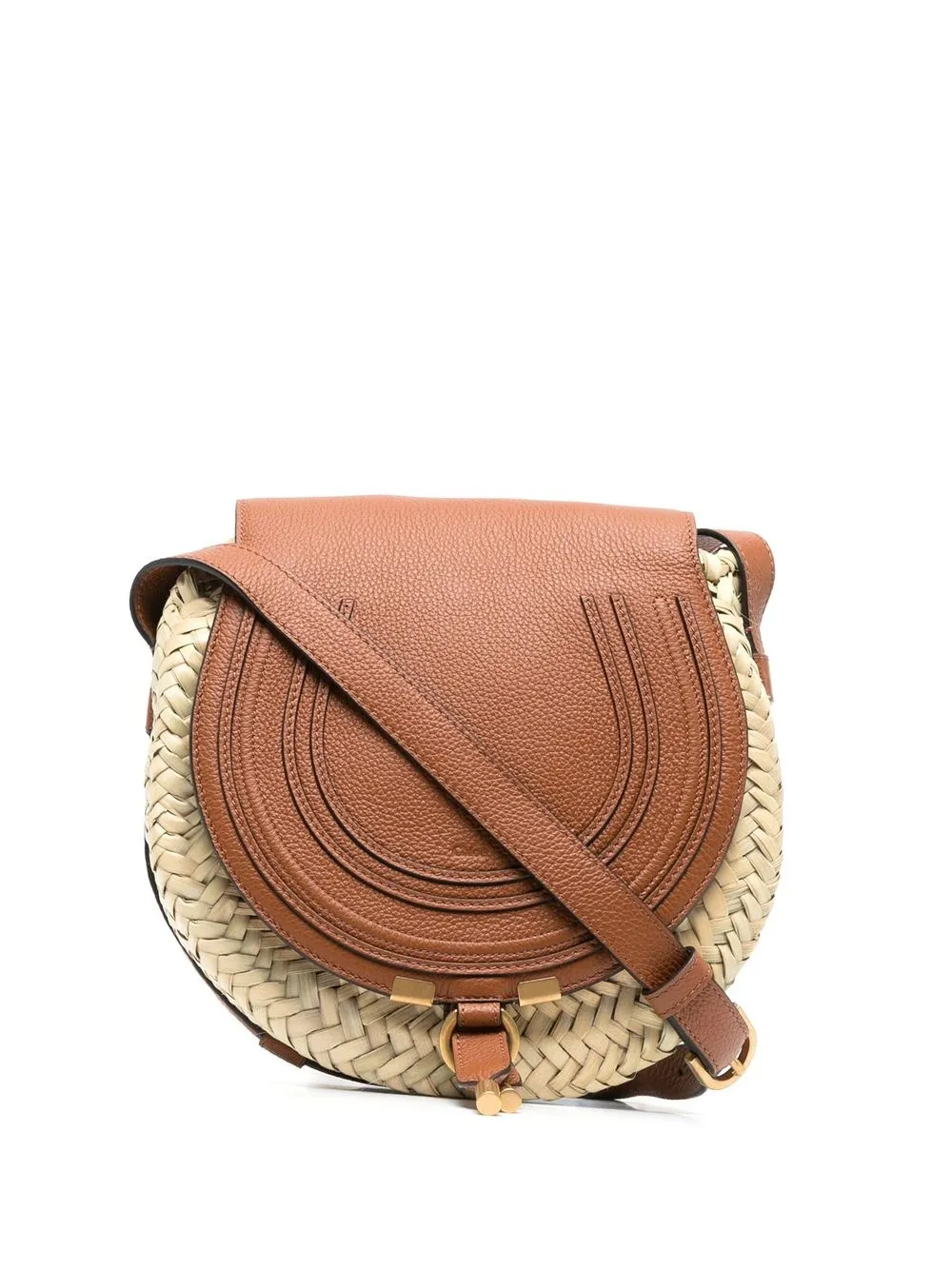 

Chloé bolsa crossbody Marcie pequeña - 25M - TAN