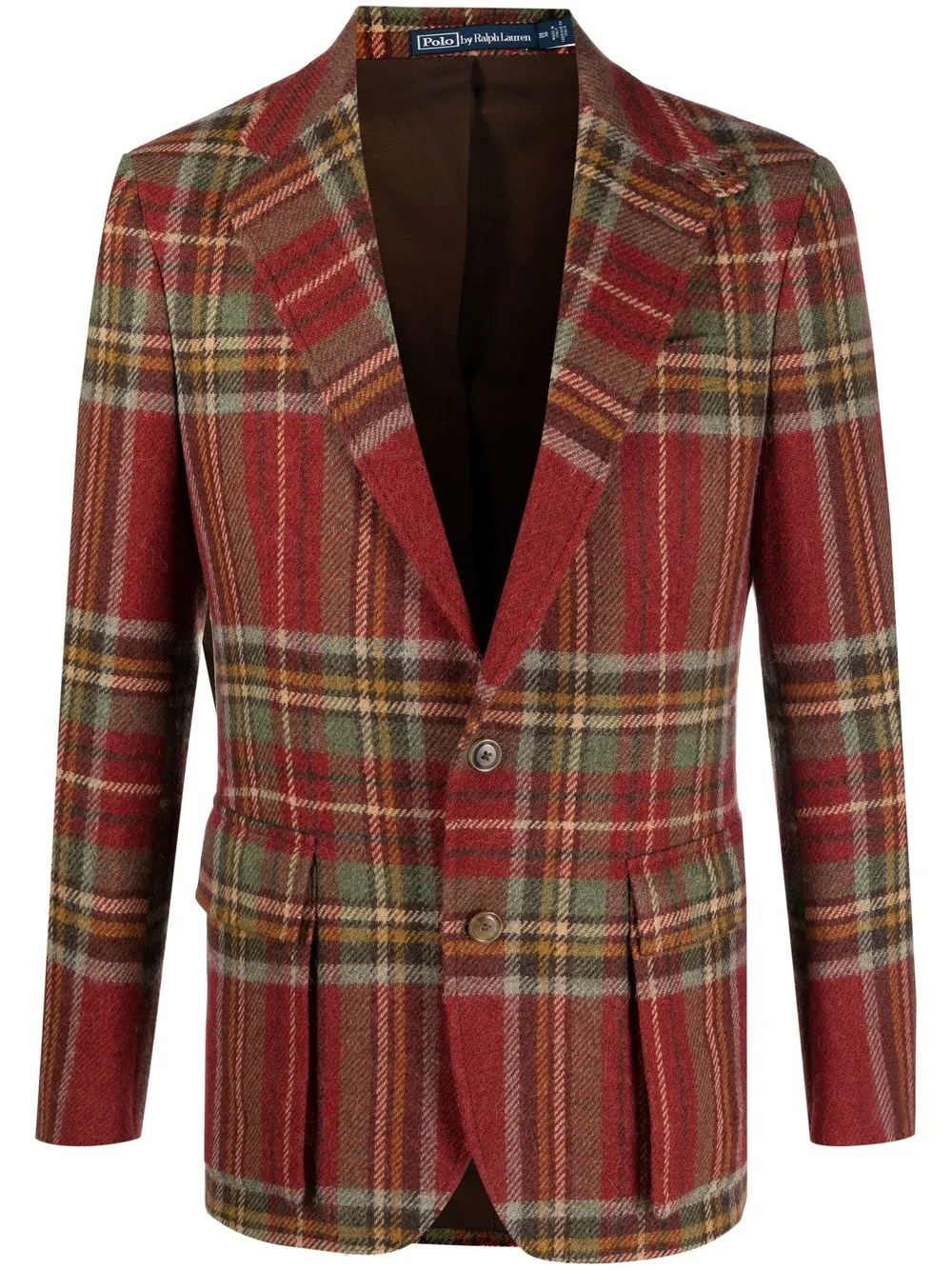 

Polo Ralph Lauren checked single-breasted blazer - Red