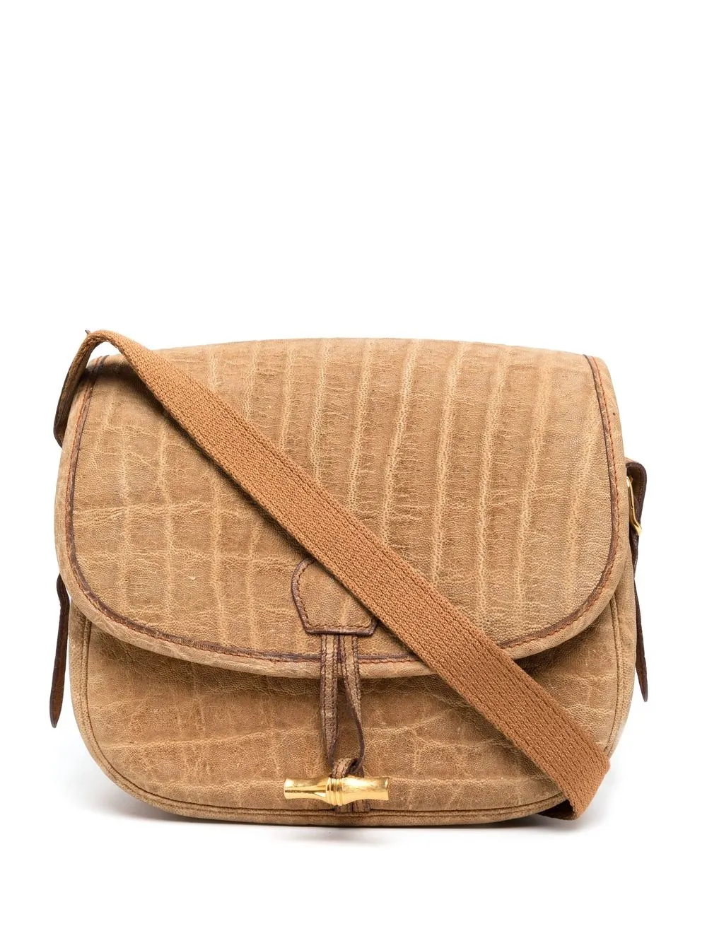 

Hermès bolsa crossbody con solapa 1990-2000 pre-owned - Marrón