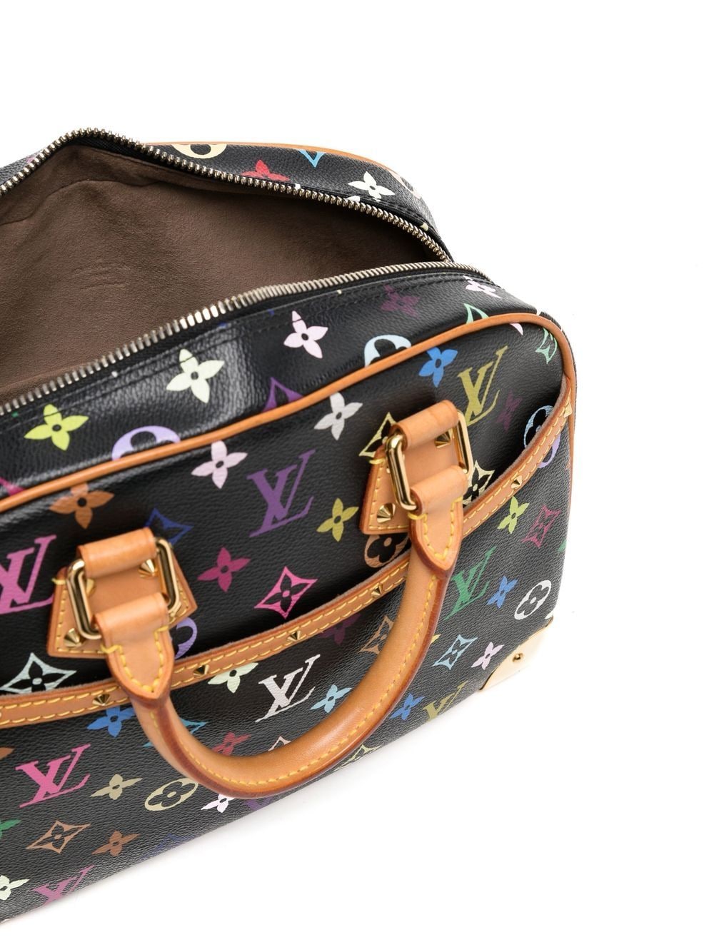 Louis Vuitton Multicolor Black Trouville Handbag