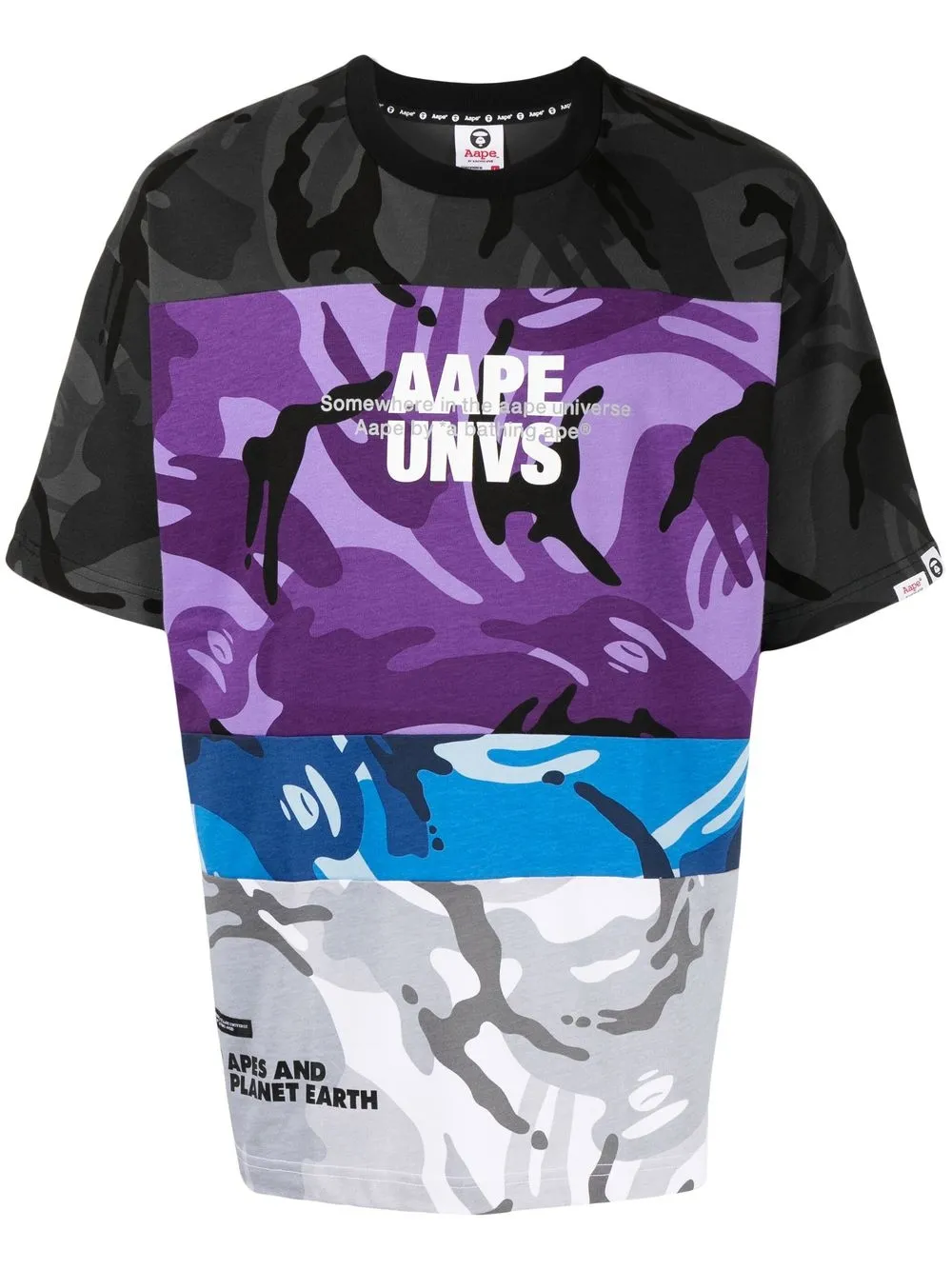 AAPE BY *A BATHING APE® graphic-print T-shirt - Multicolour