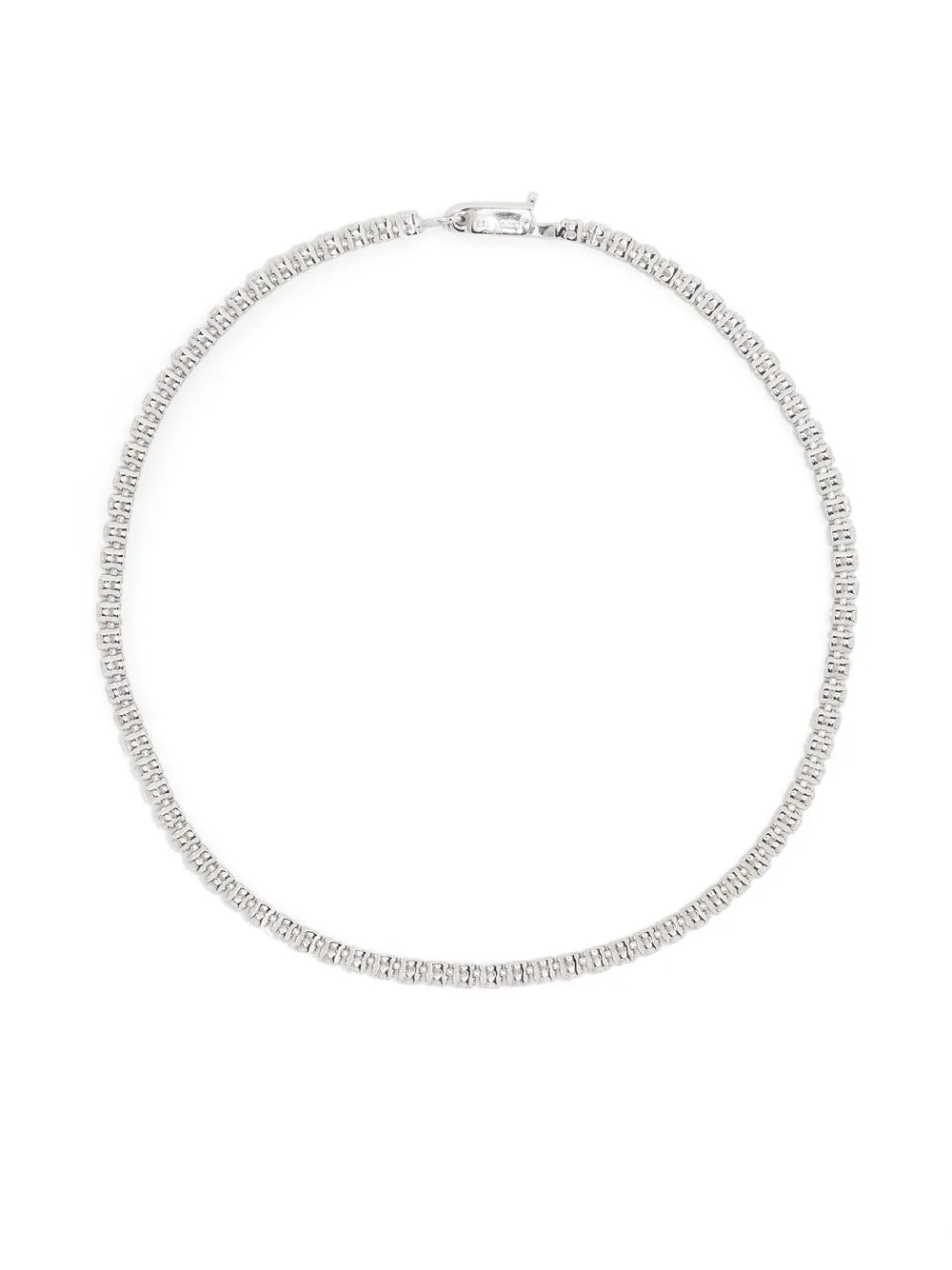 

Anonymous pulsera tennis en oro blanco de 14kt con diamantes - Plateado