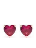 Kate Spade crystal heart-stud earrings - Gold