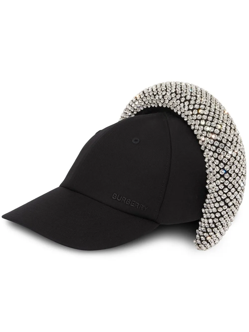 

Burberry crystal headband detail cap - Black