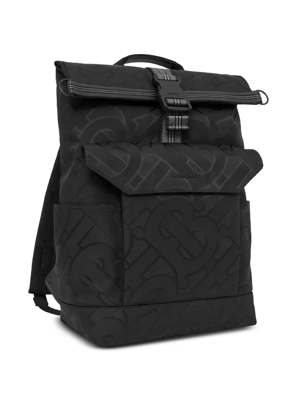 image 3 of burberry 经典logo提花双肩包