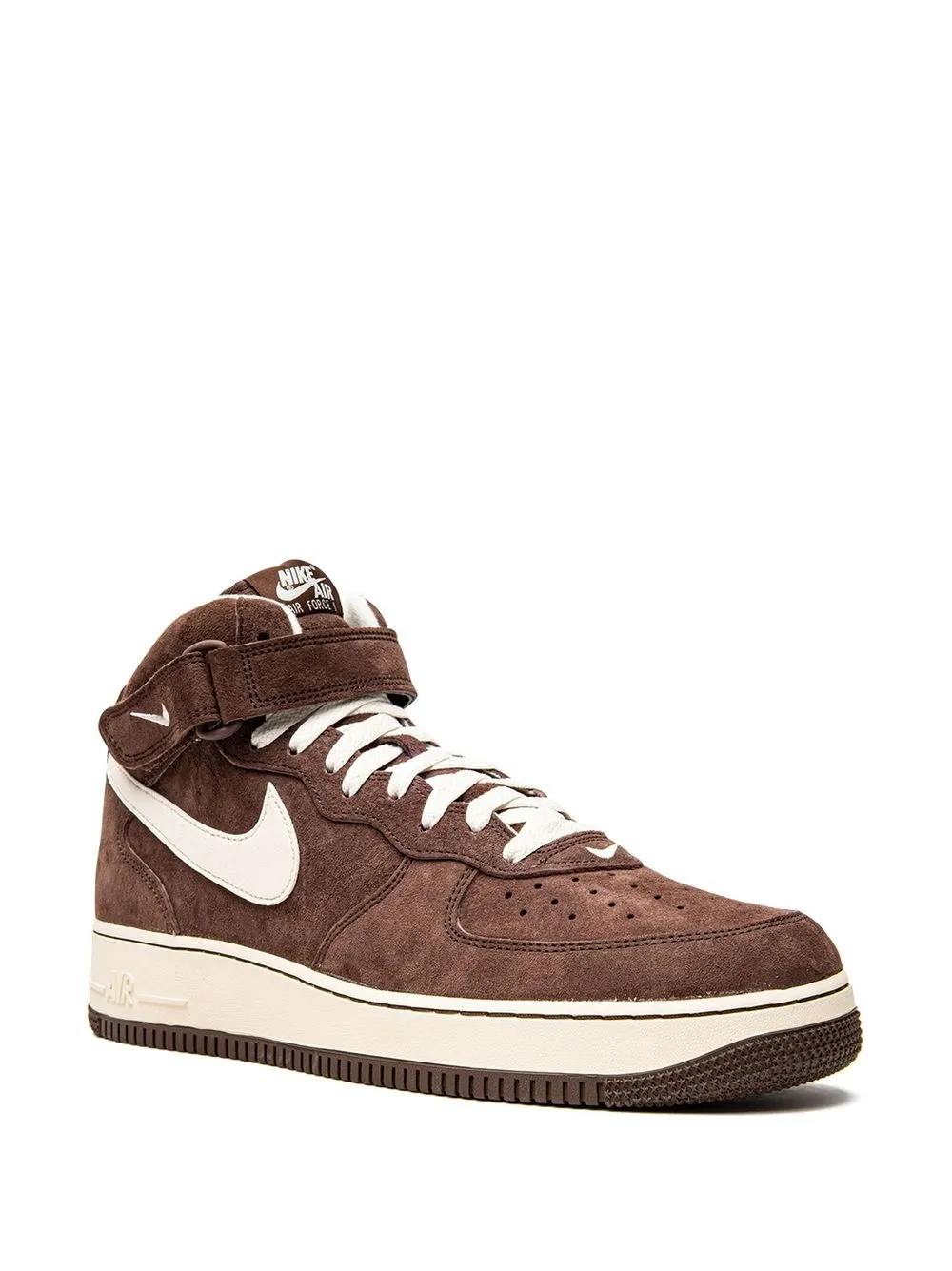 air force 1 brown white