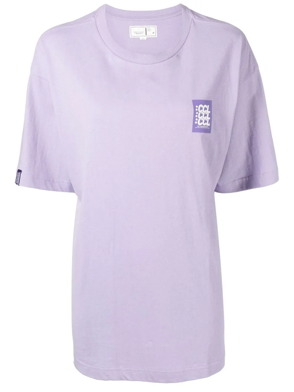 

CHOCOOLATE playera con logo estampado - Morado