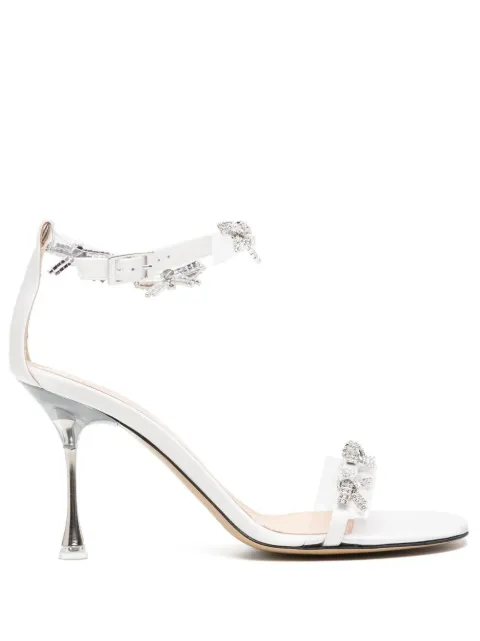 MACH & MACH 90mm crystal-embellished sandals