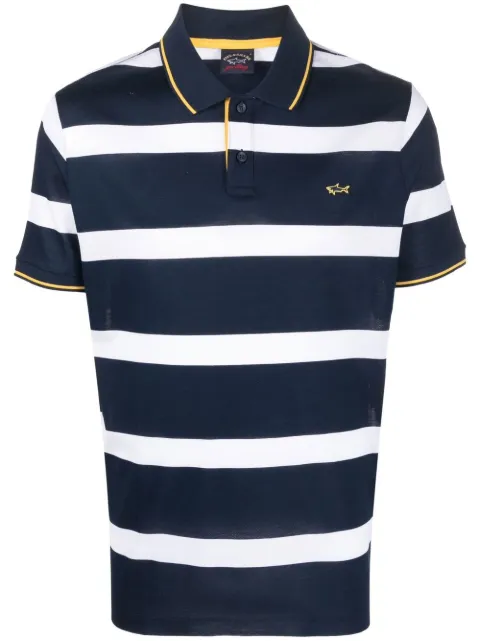 Paul & Shark organic cotton striped polo shirt