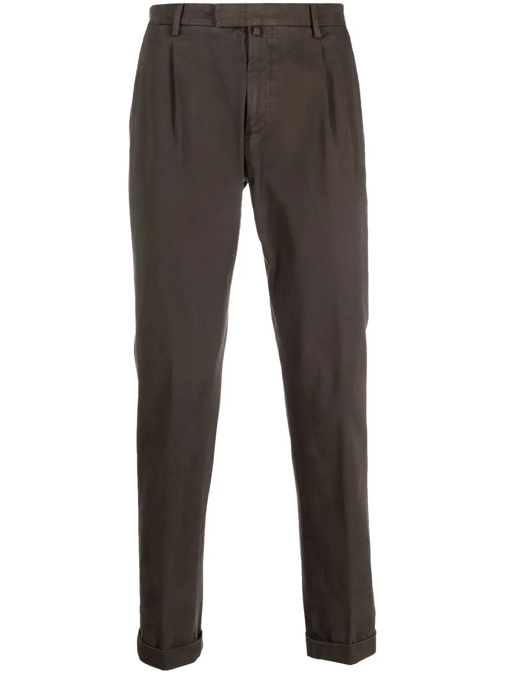 

Briglia 1949 pleat-detail cotton chinos - Brown