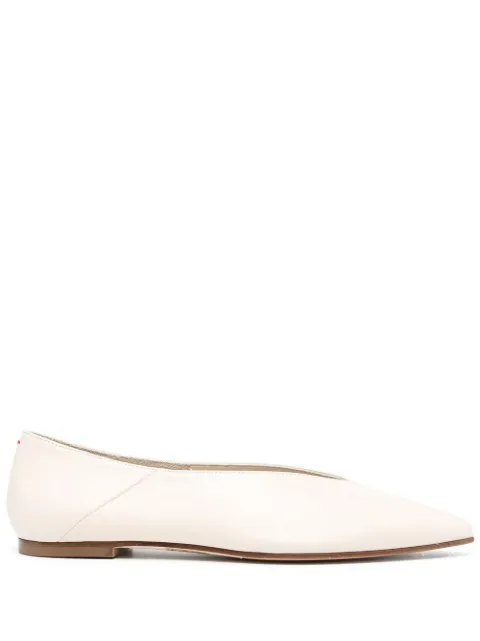 Aeyde Moa leather ballerina shoes 