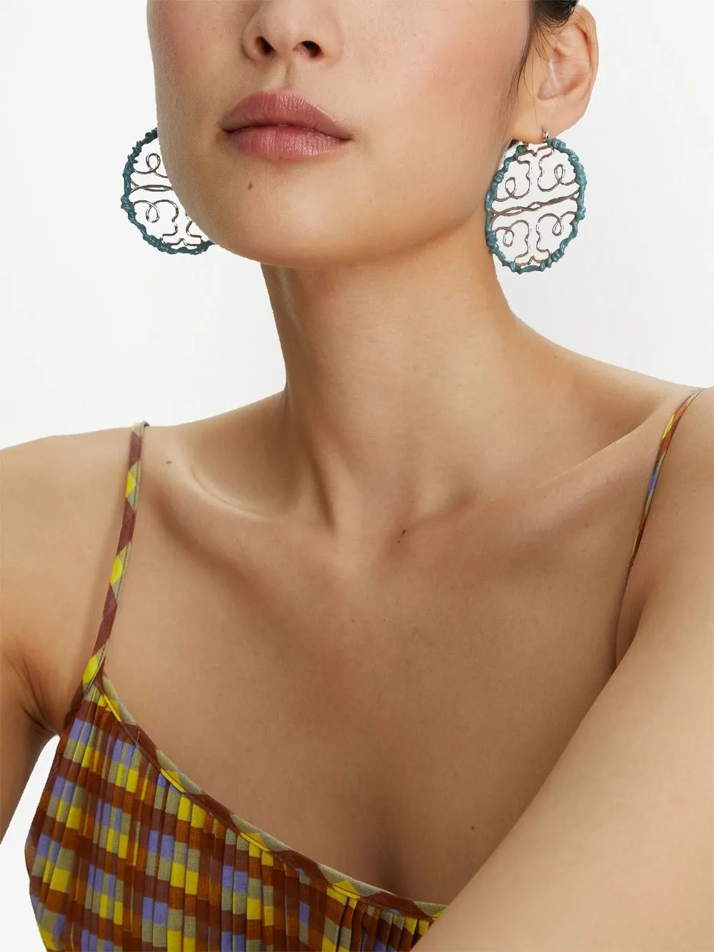• HALF HOOPS • gold OR silver hoop earrings