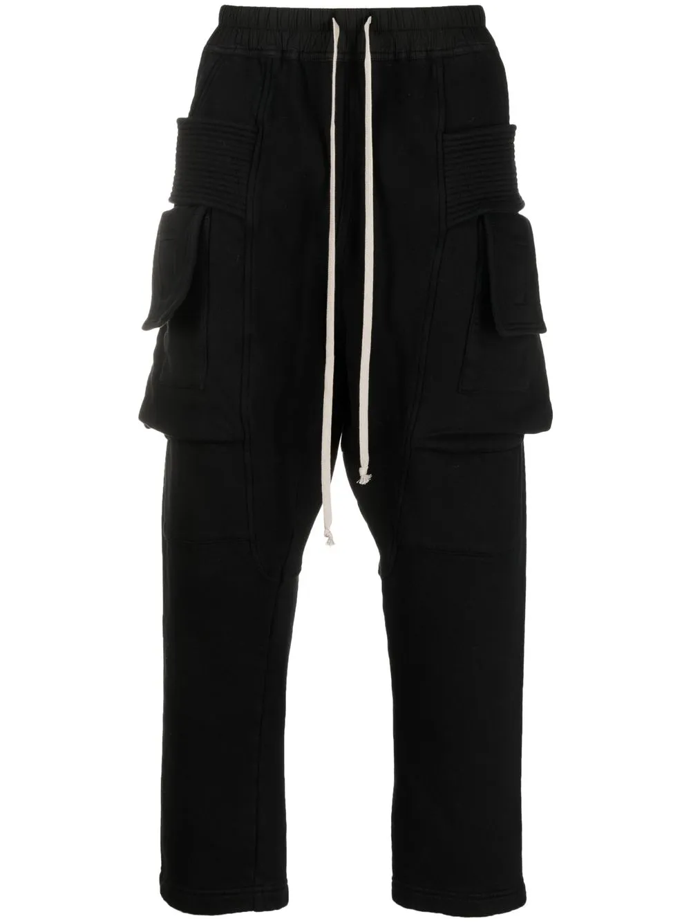 

Rick Owens DRKSHDW pouch-pocket cropped track pants - Black