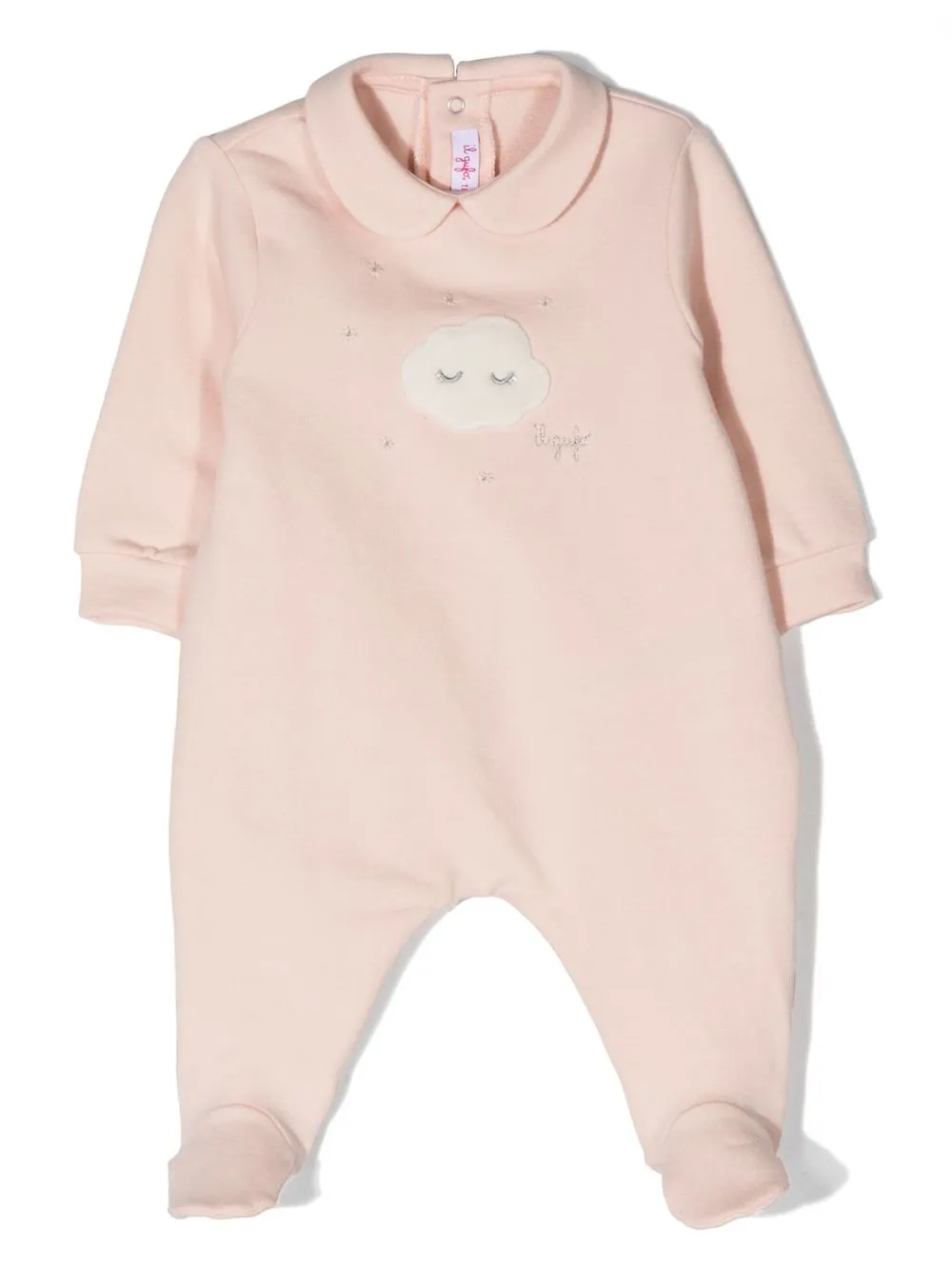 

Il Gufo embroidered applique-detail pyjamas - Pink