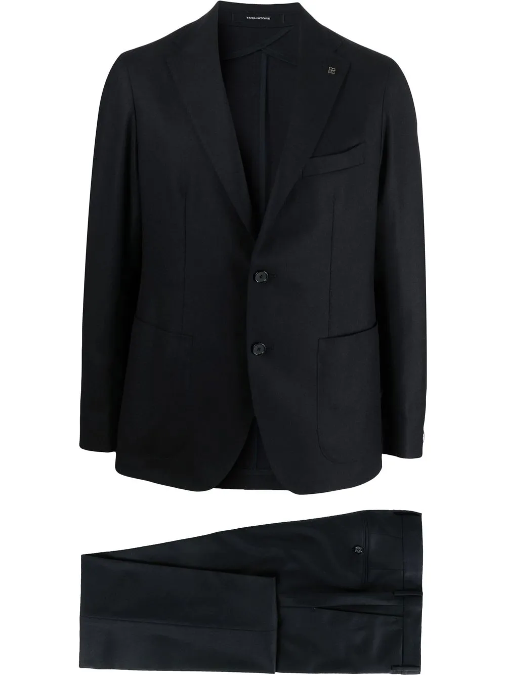 

Tagliatore slim-cut single-breasted suit - Blue