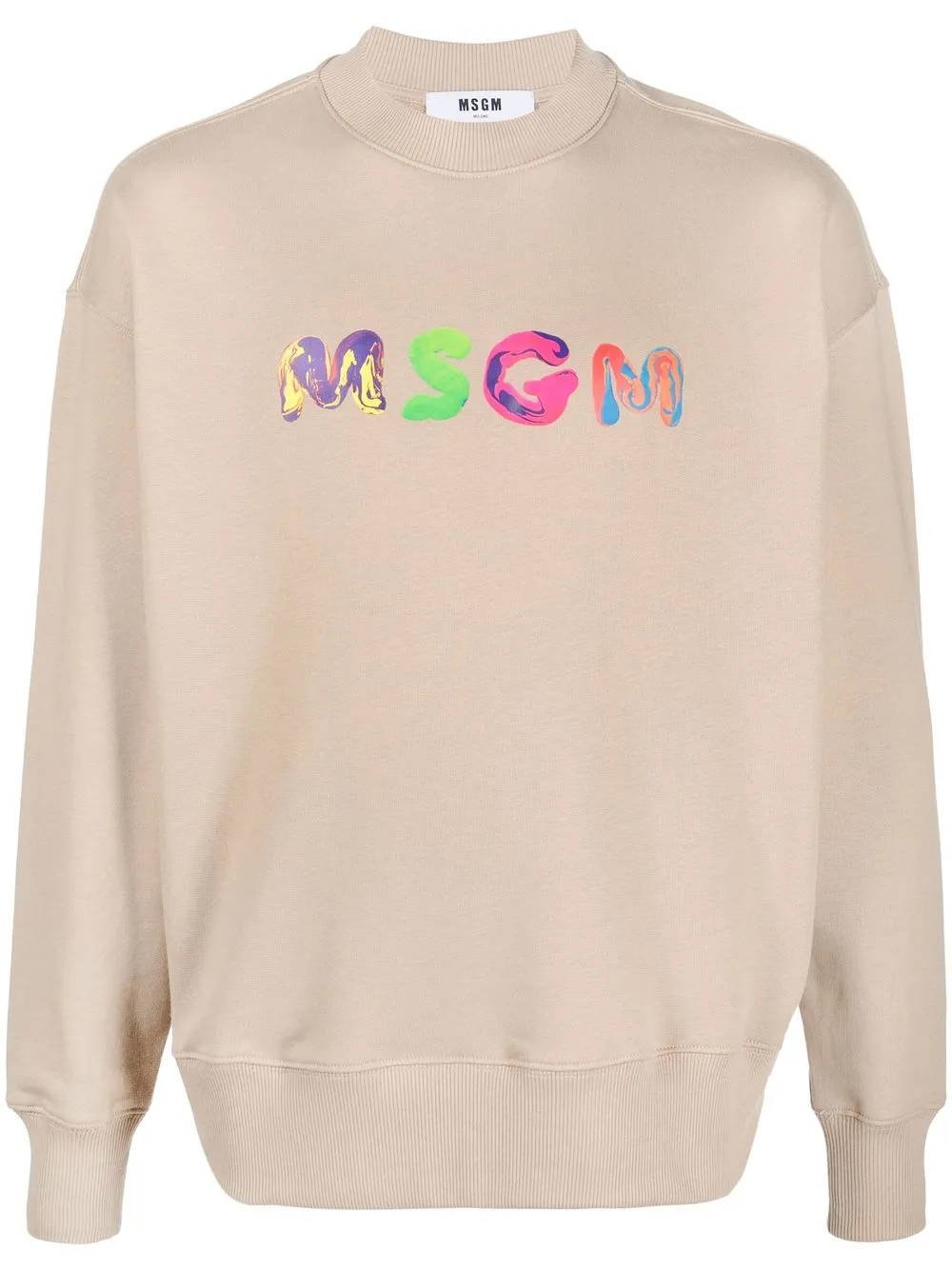 

MSGM suéter con logo estampado - Neutro