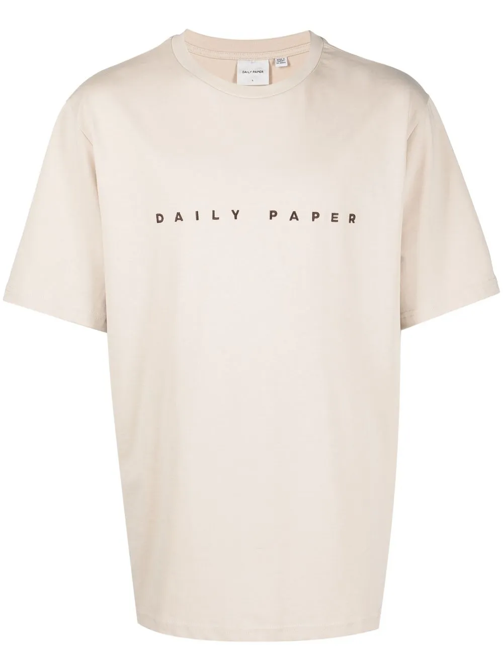 

Daily Paper playera oversize con logo estampado - Neutro