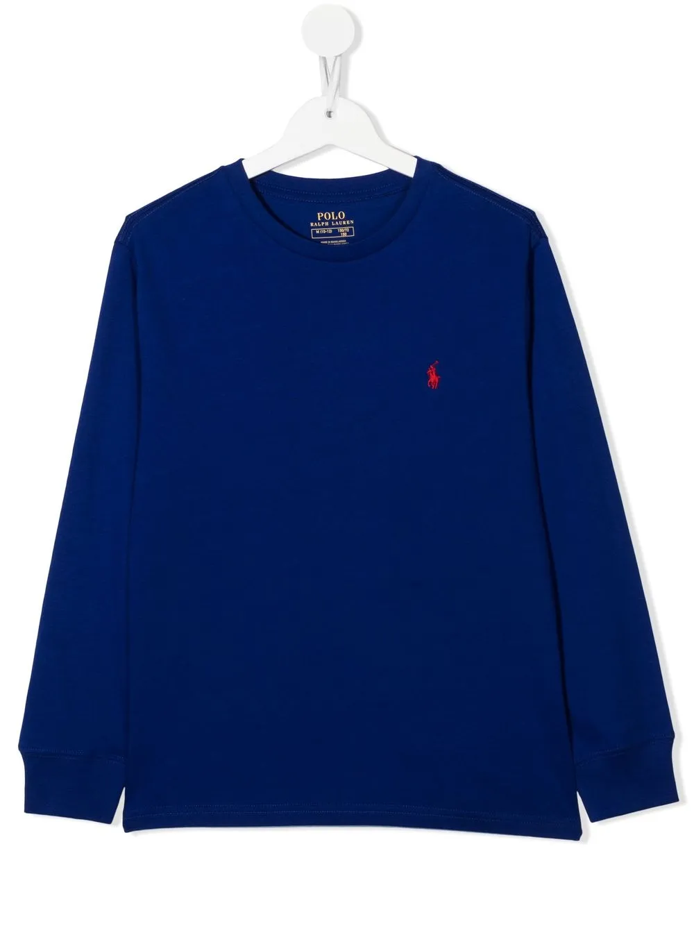 

Ralph Lauren Kids embroidered-logo long-sleeve T-shirt - Blue