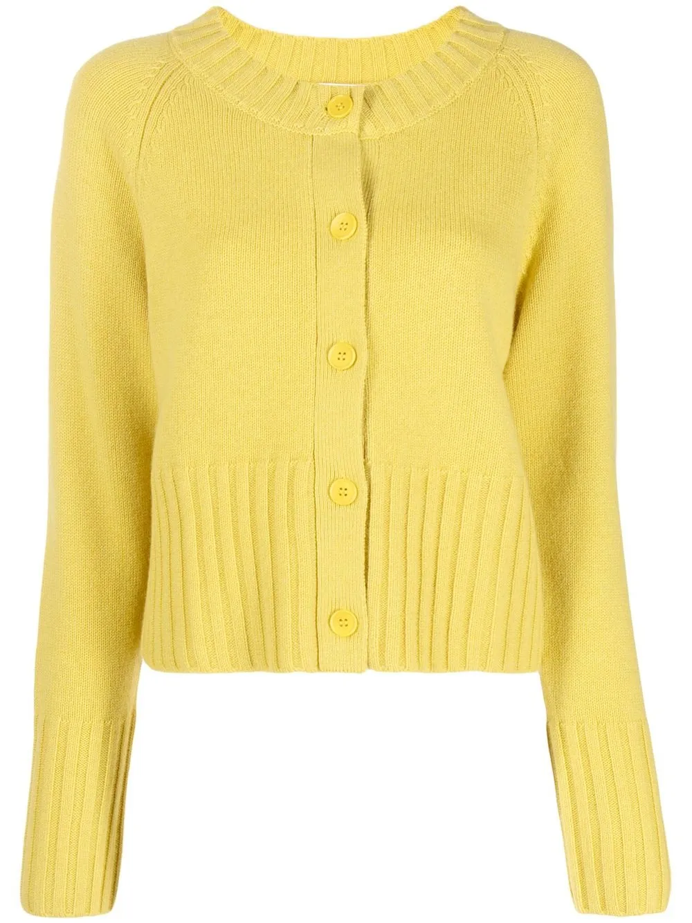 

P.A.R.O.S.H. long-sleeve wool cardigan - Yellow