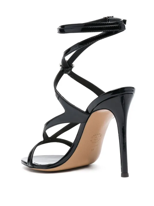 【Alexandre Vauthier】クリスタル-embellishedブラレット Crystal-embellished satin slingback sandals in pink