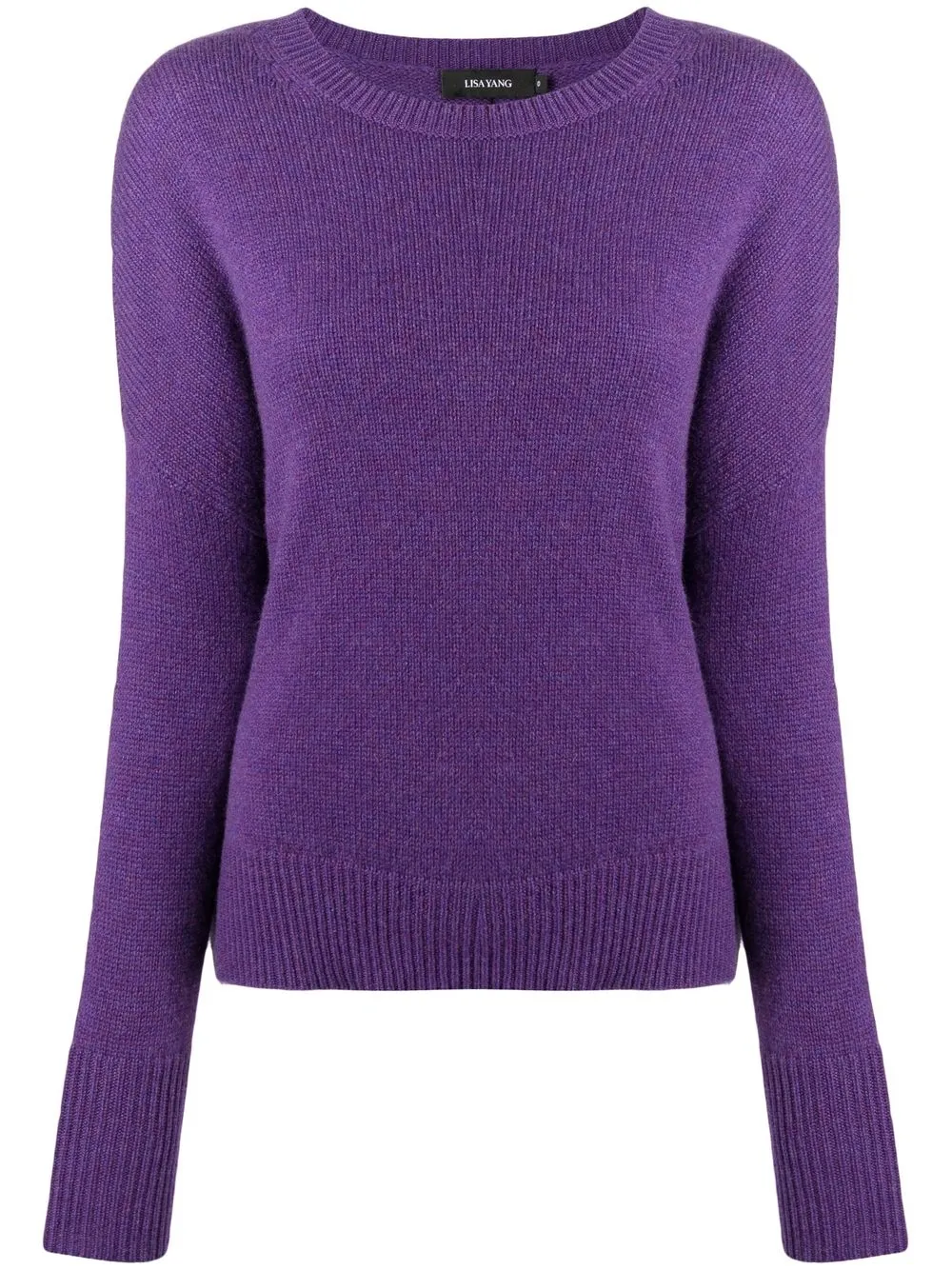 Lisa Yang Crew-neck Cashmere Jumper In Purple