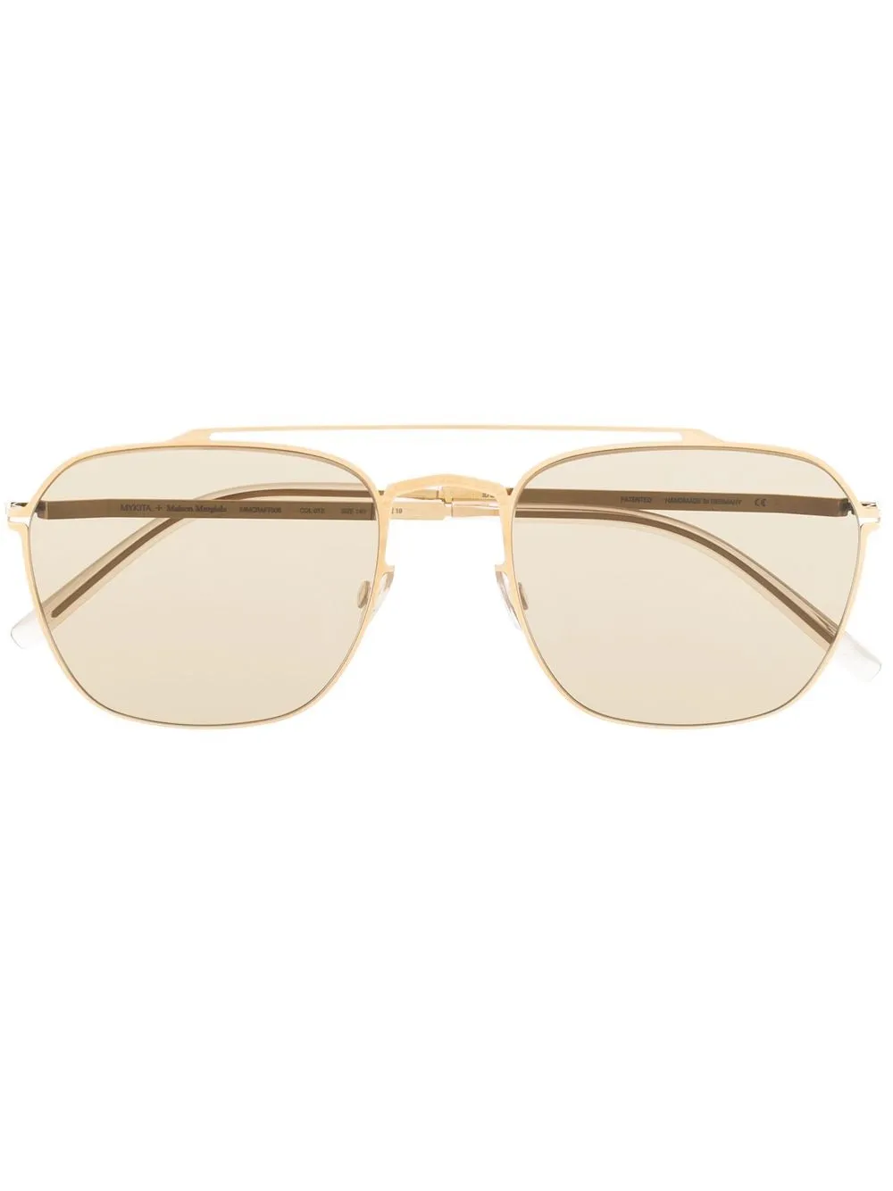 

Mykita lentes de sol con armazón redonda - Dorado