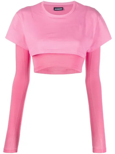 Jacquemus クロップド ロングスリーブトップ