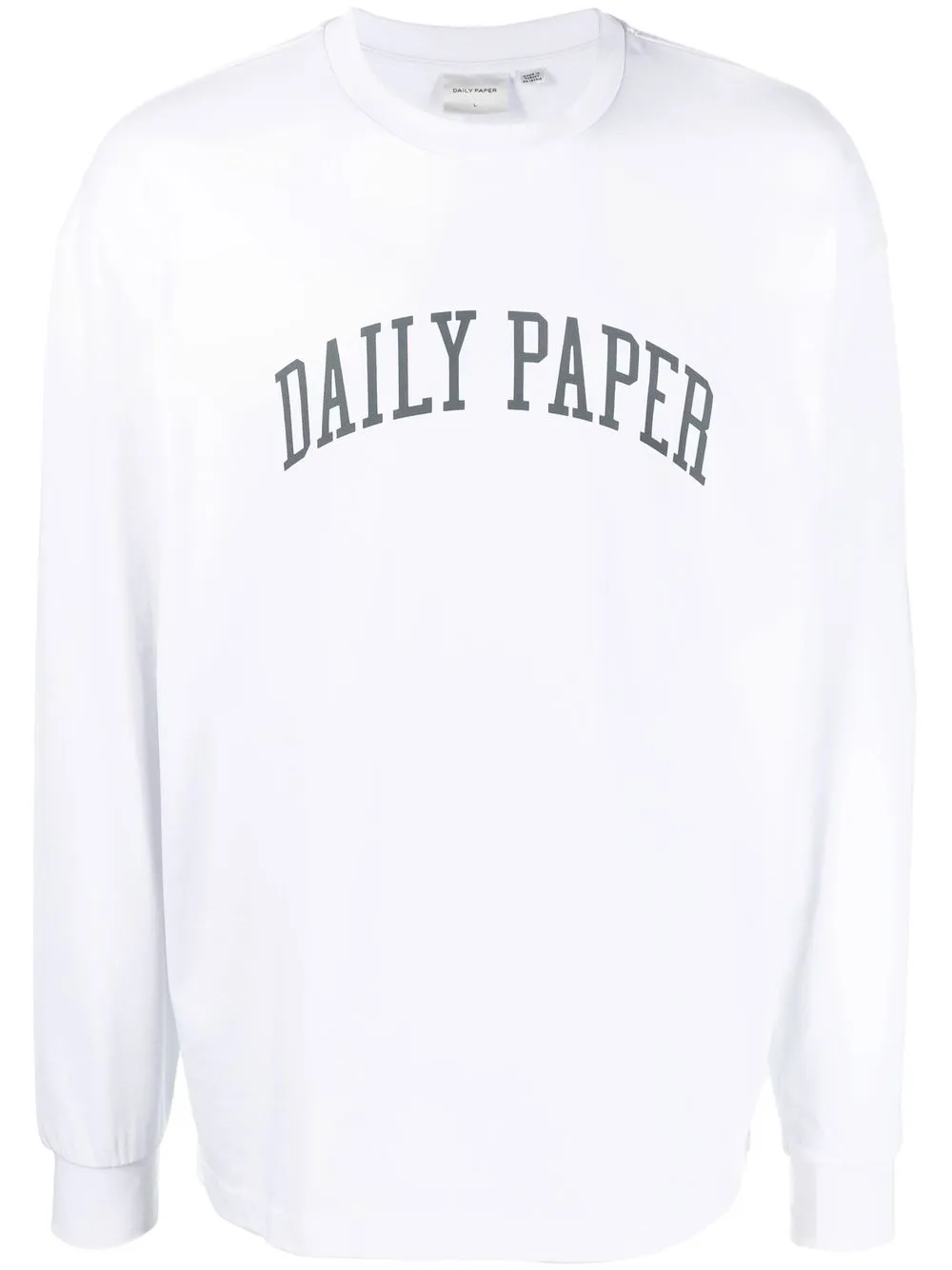 

Daily Paper logo-print long sweatshirt - White