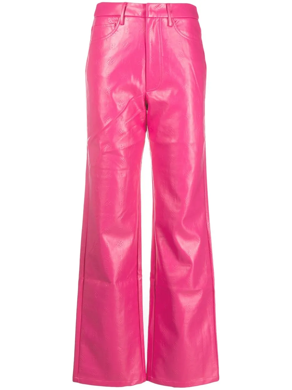 

ROTATE high-waisted wide-leg trousers - Pink