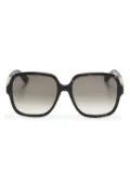 Gucci Eyewear oversize square-frame sunglasses - Brown