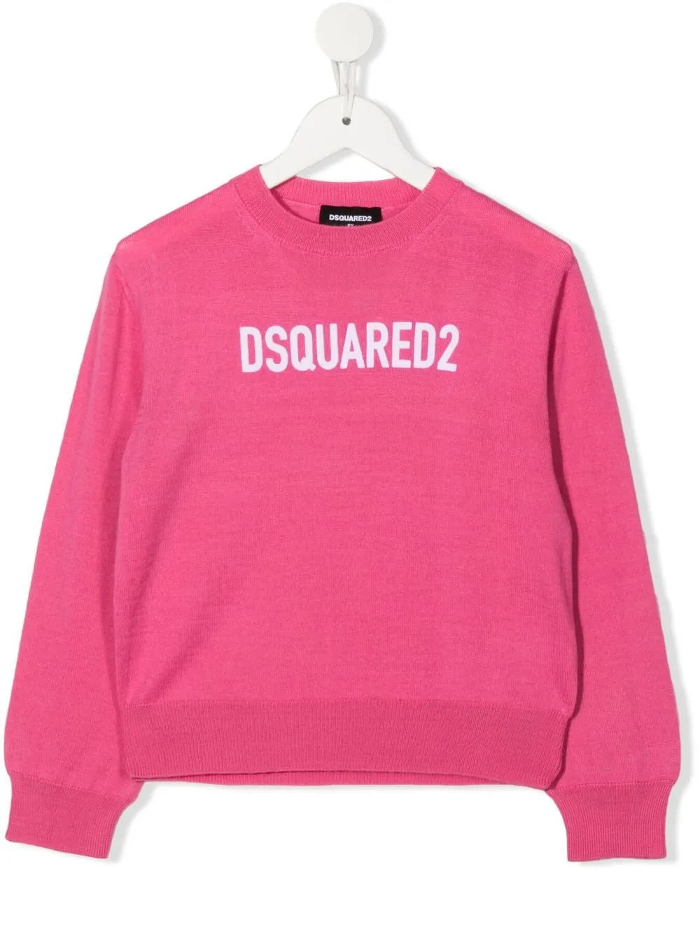 

Dsquared2 Kids sudadera de tejido con logo estampado - Rosado