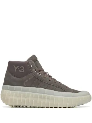 Y-3 GR.1P ハイカット スニーカー | ブラウン | FARFETCH JP