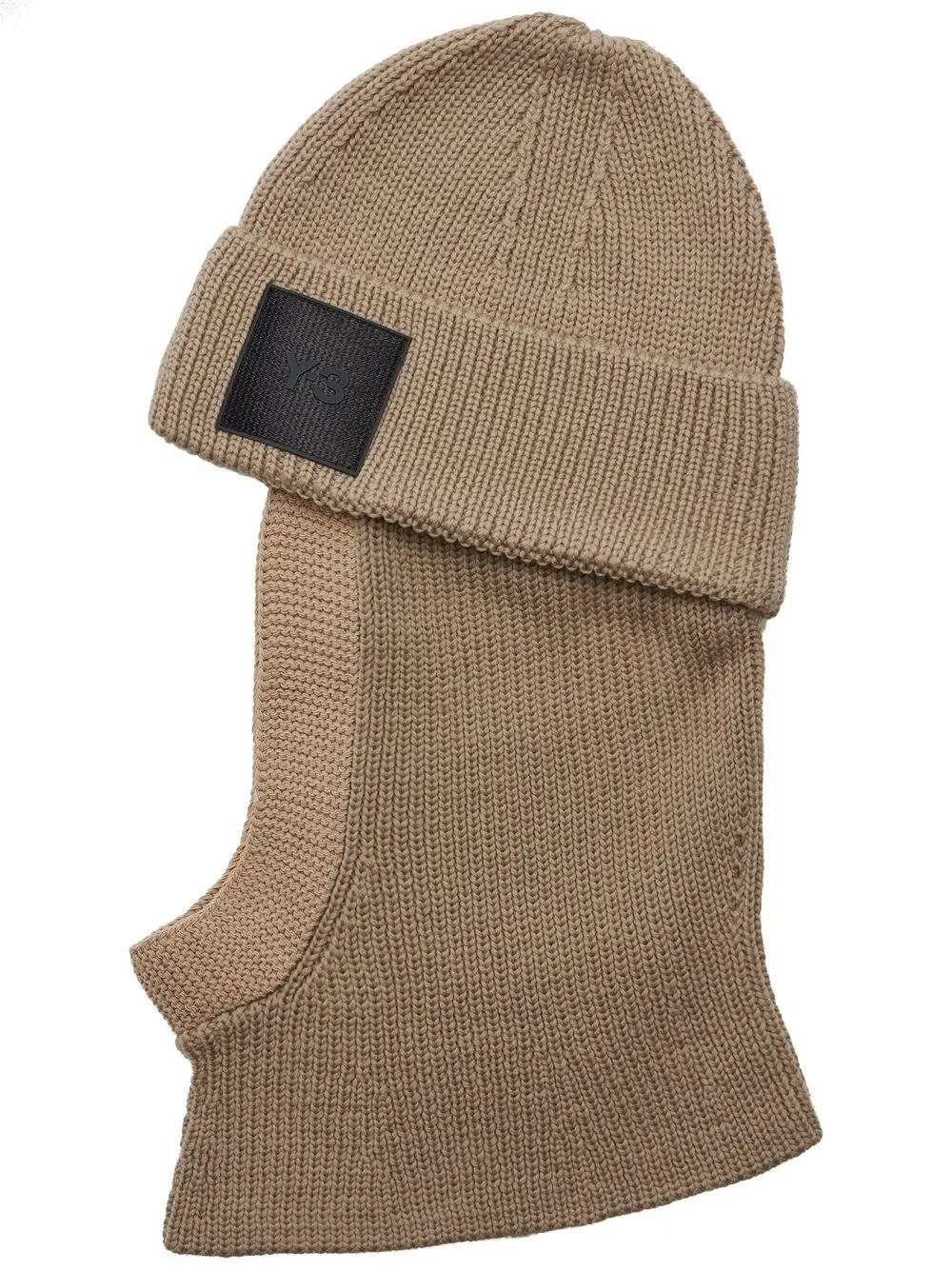 

Y-3 Icon balaclava-style beanie - Brown