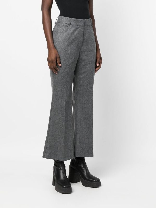 Stella McCartney Flared Wool Tailored Trousers - Farfetch