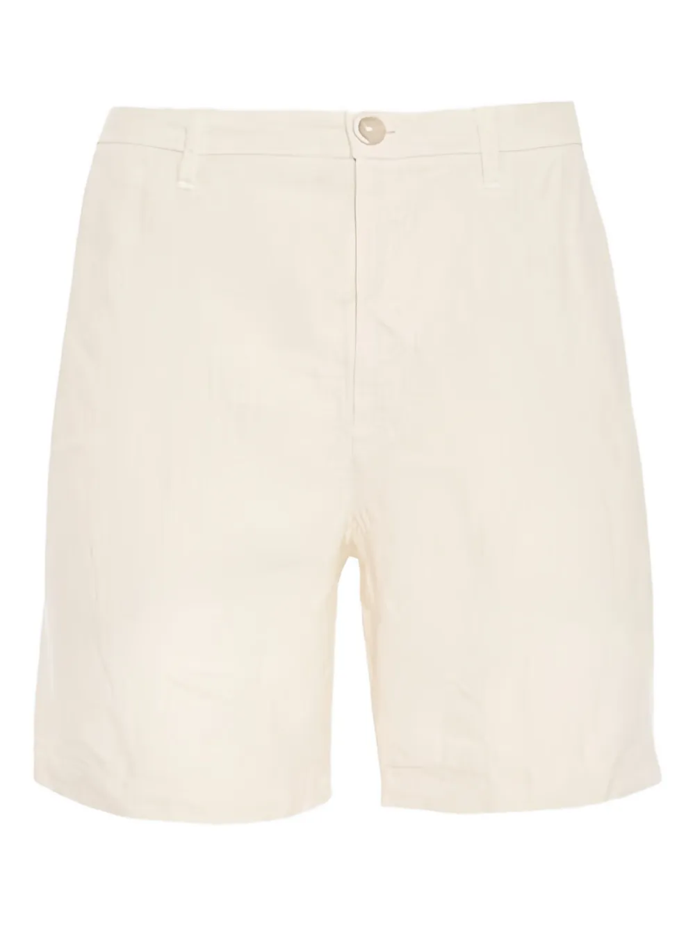 120% Lino button-fastening bermuda shorts | Neutrals | Image 1
