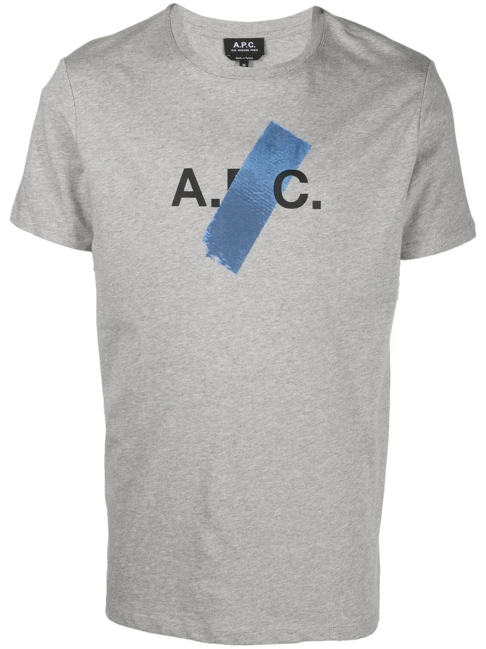 

A.P.C. logo-print cotton T-shirt - Grey