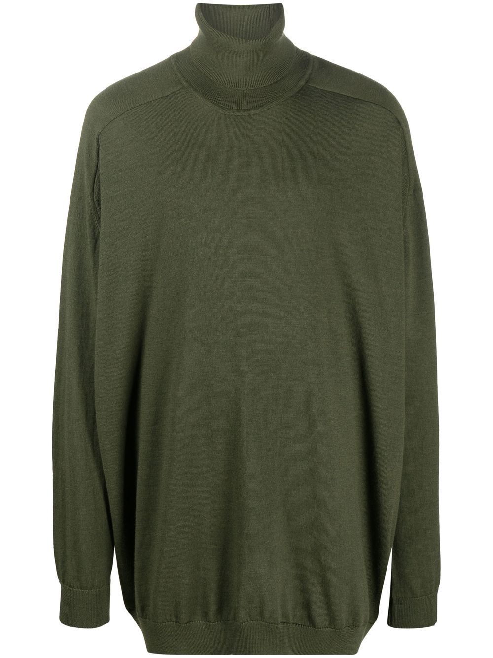 

Société Anonyme roll-neck long wool jumper - Green