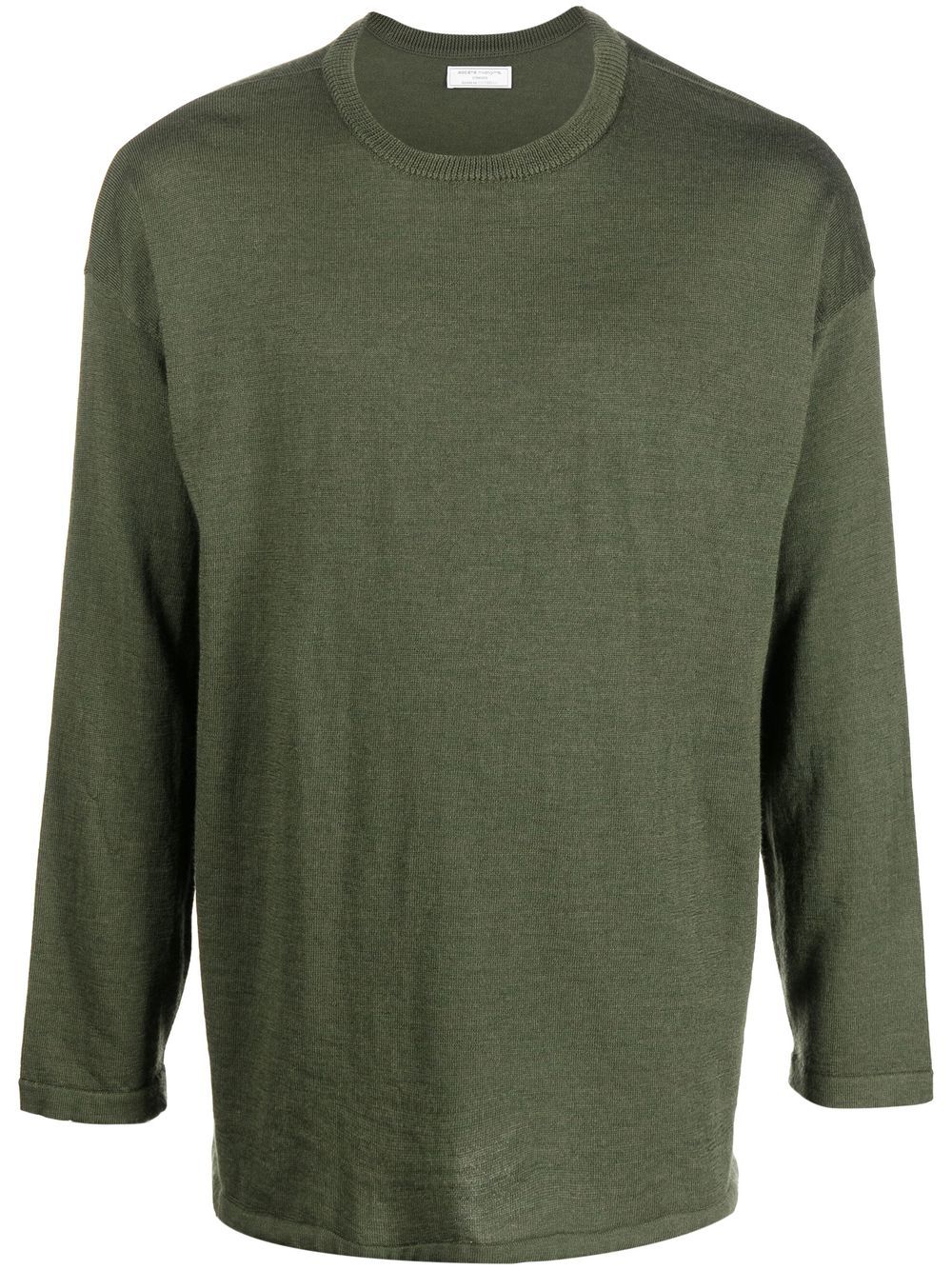 

Société Anonyme fine knit wool jumper - Green