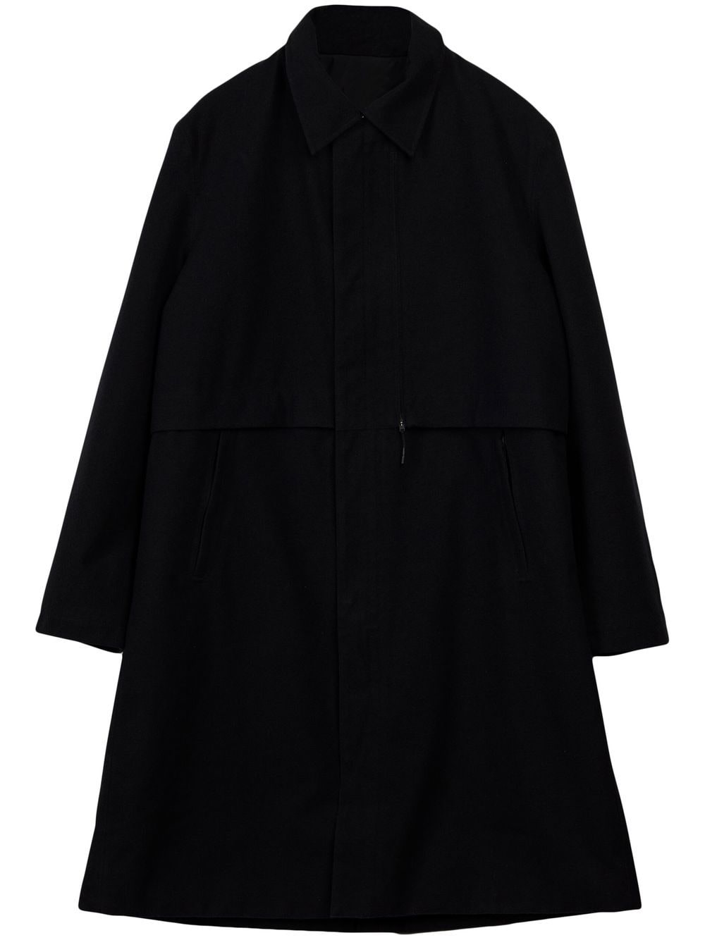 Y-3 pointed-collar single-breasted Coat - Farfetch