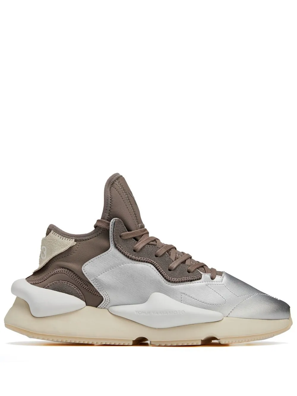 

Y-3 Kaiwa high-top trainers - Grey