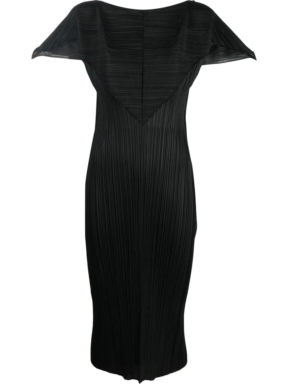 

Pleats Please Issey Miyake vestido con pliegues - Negro