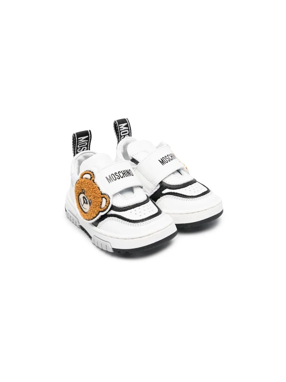 

Moschino Kids Teddy Bear low-top sneakers - White