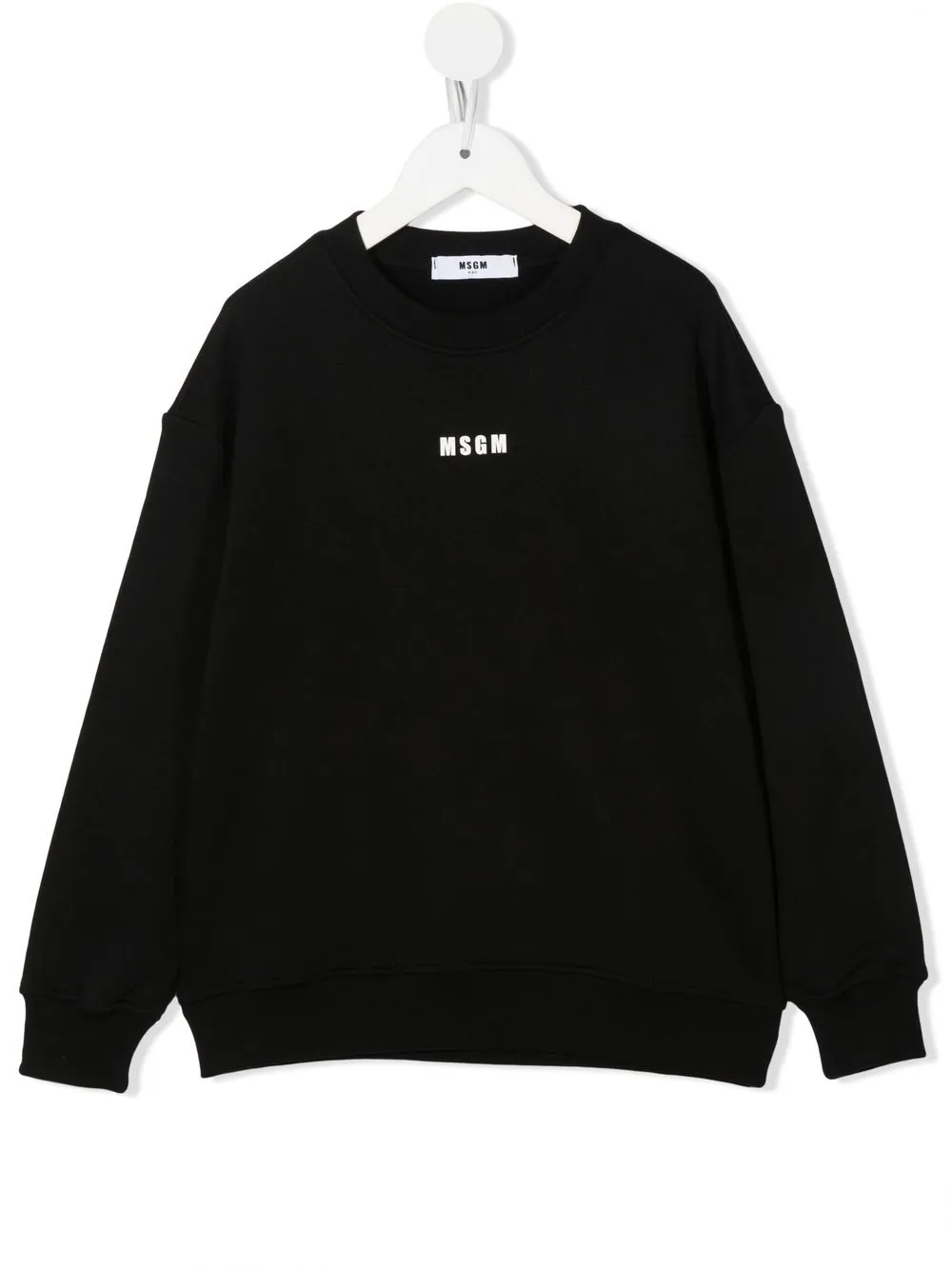 

MSGM Kids logo-print crew neck sweatshirt - Black