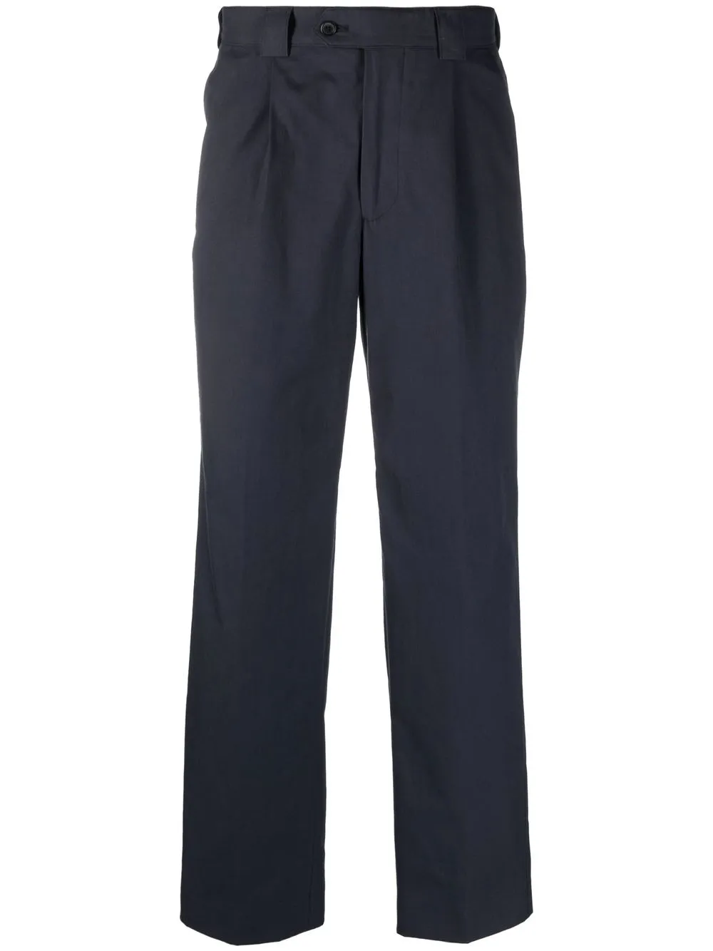 Paul Smith straight-leg organic-cotton trousers - Blue