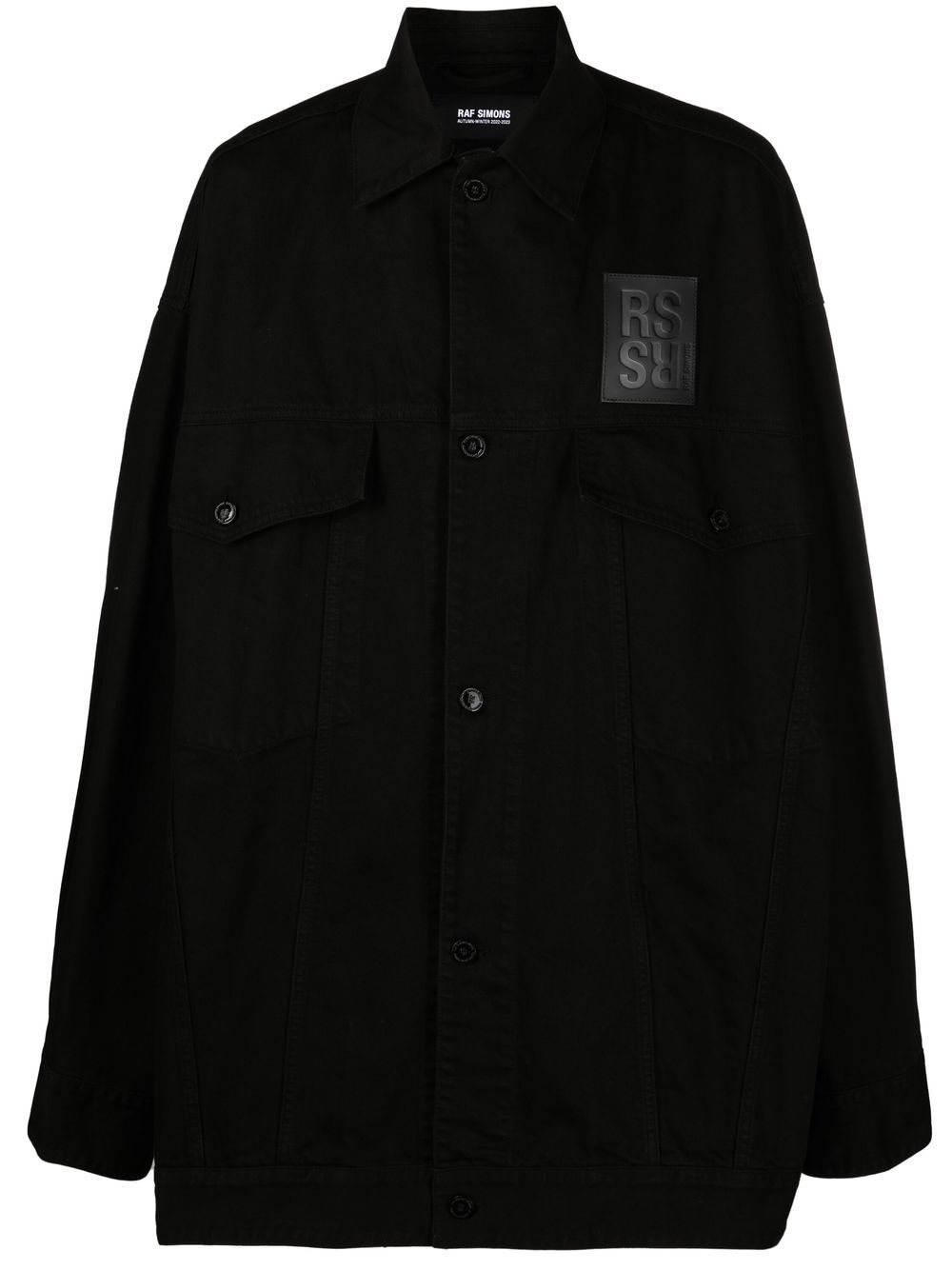 Raf Simons グラフィック デニムジャケット - Farfetch