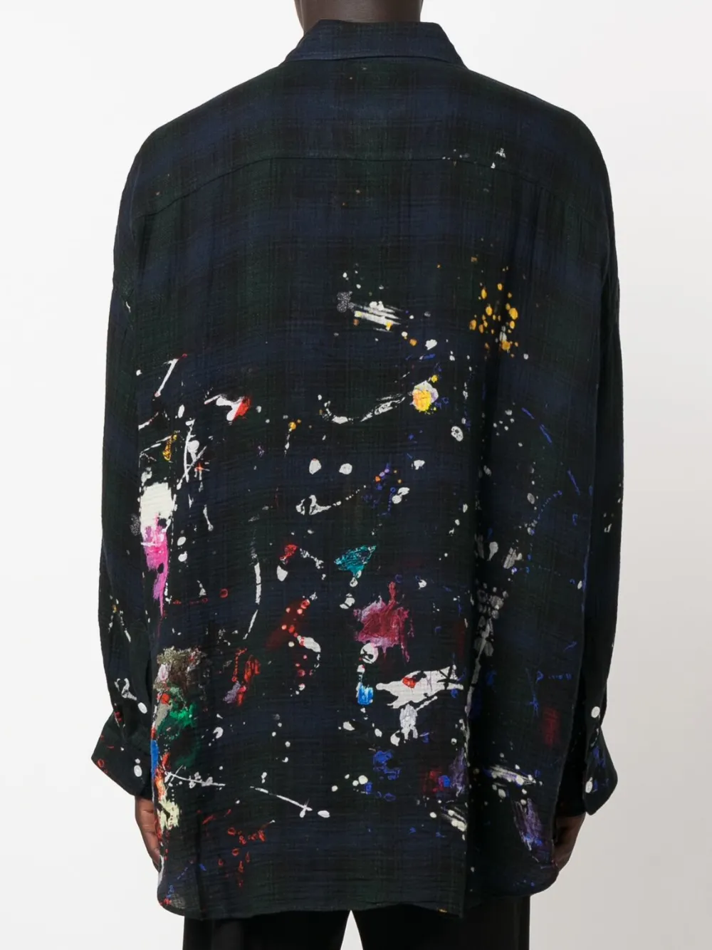 R13 Geruite blouse Blauw