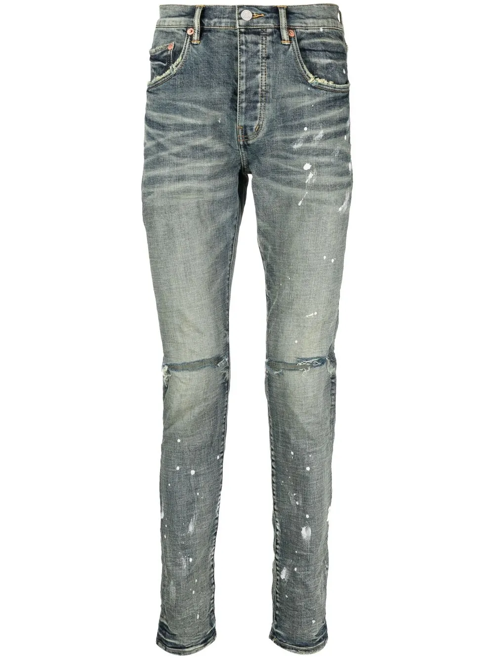 

Purple Brand distressed skinny jeans - Blue