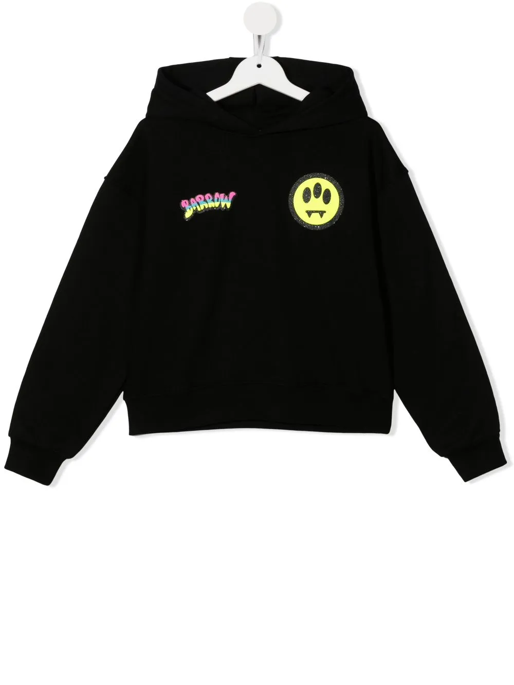 

Barrow kids hoodie con logo estampado - Negro