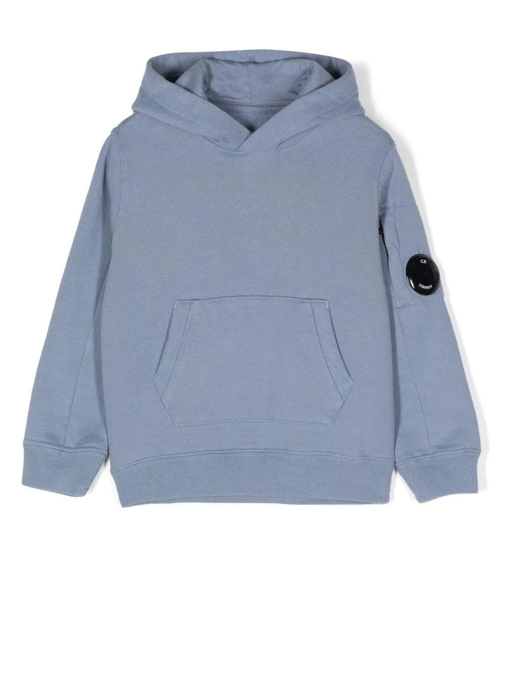 

C.P. Company Kids hoodie con parche del logo - Azul